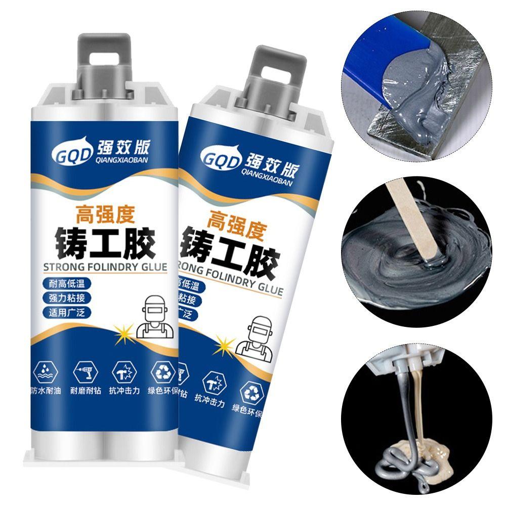 High temperature resistance Strong Metal Repair Glue Weld Seam Metal Casting Adhesive Repair
High temperature resistance Strong Metal Repair Glue Weld Seam Metal Casting Adhesive Repair