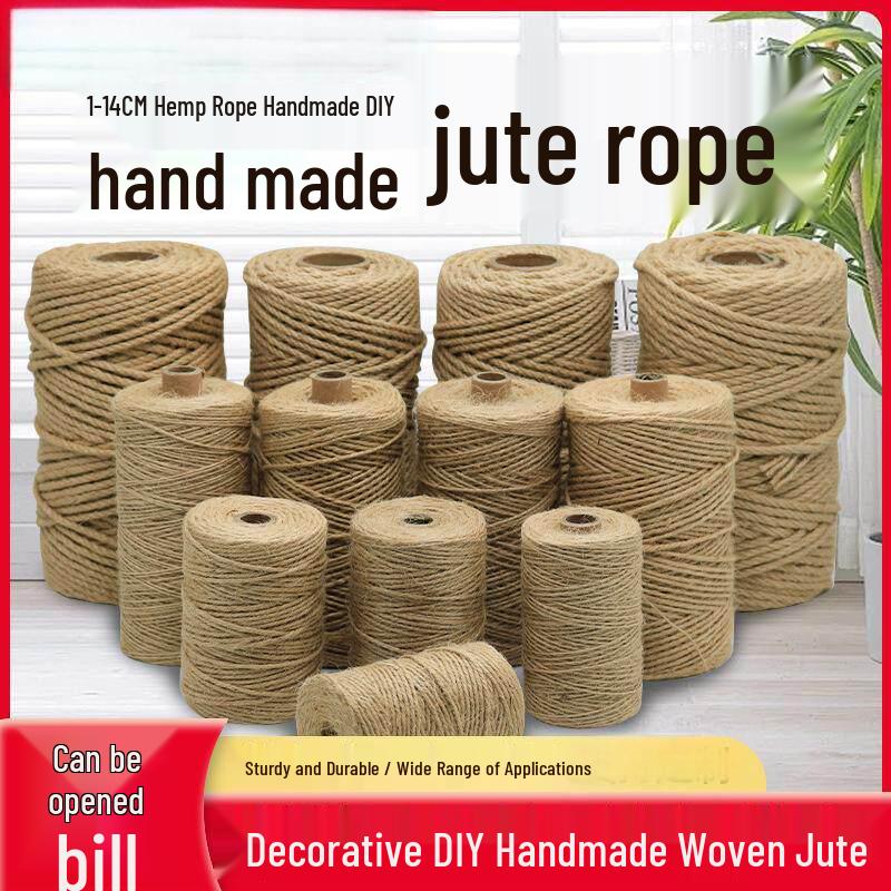 Handmade Hemp Rope for DIY Projects: Thread, Ring Creations, Weaving, Photo Wall Decor, Net Hanging, Tags, Bundling. Hemp rope 1.5mm*300m
Handmade Hemp Rope for DIY Projects: Thread, Ring Creations, Weaving, Photo Wall Decor, Net Hanging, Tags, Bundling. Hemp rope 1.5mm*300m