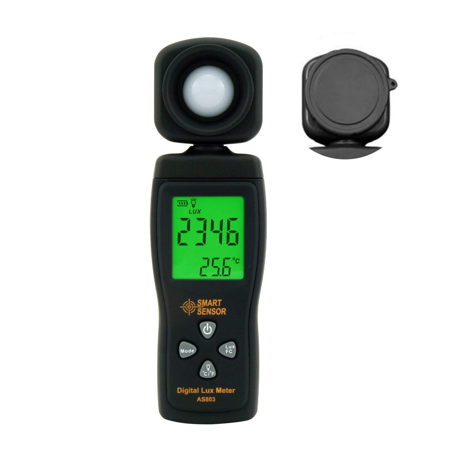 Lux Digital Light Meter Lux Meter with 180 Degree Rotation Sensor Illuminance Temperature Measurement Plant Growth Light Indoor Lighting for
Lux Digital Light Meter Lux Meter with 180 Degree Rotation Sensor Illuminance Temperature Measurement Plant Growth Light Indoor Lighting for
