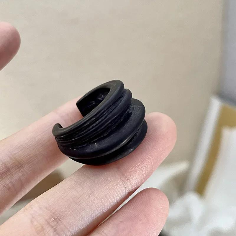2024 New Fashion Personality Design Multilayer Acrylic Couple Rings for Women Men Charm Adjustable Party Rings Zircon Girl Gift resizable чорний
2024 New Fashion Personality Design Multilayer Acrylic Couple Rings for Women Men Charm Adjustable Party Rings Zircon Girl Gift resizable чорний