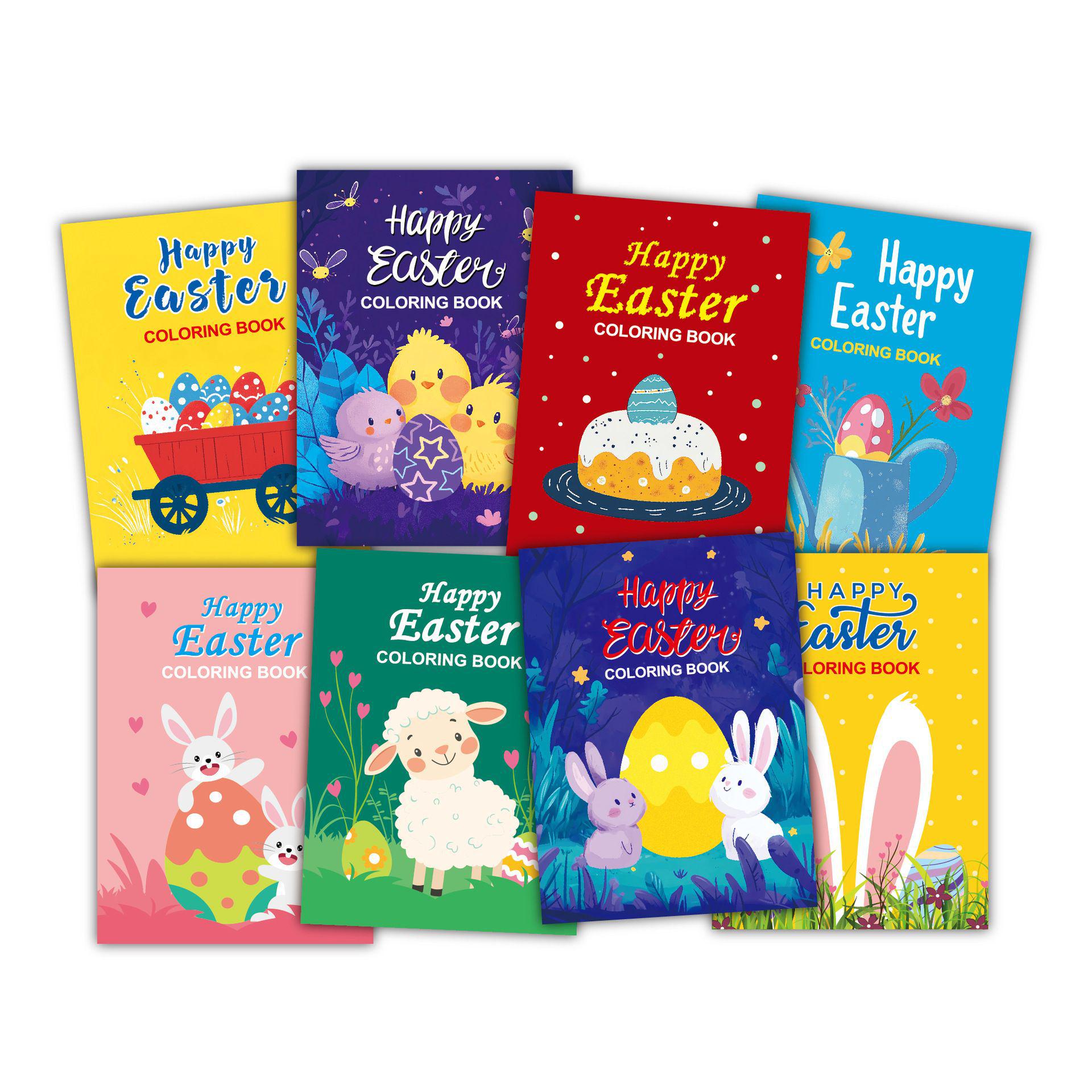Easter Cartoon Coloring Book Set for Kids: 8 Books
Easter Cartoon Coloring Book Set for Kids: 8 Books