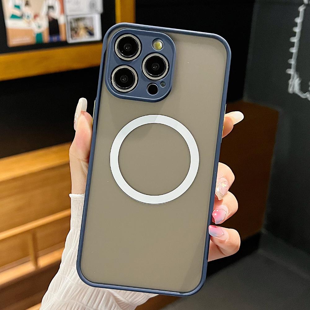Магнитный матовый полупрозрачный чехол для iPhone 16 Pro Max 15 14 13 12 11 XR XS 8 Plus для беспроводной зарядки Magsafe, противоударный чехол For iPhone 14Plus
Магнитный матовый полупрозрачный чехол для iPhone 16 Pro Max 15 14 13 12 11 XR XS 8 Plus для беспроводной зарядки Magsafe, противоударный чехол For iPhone 14Plus