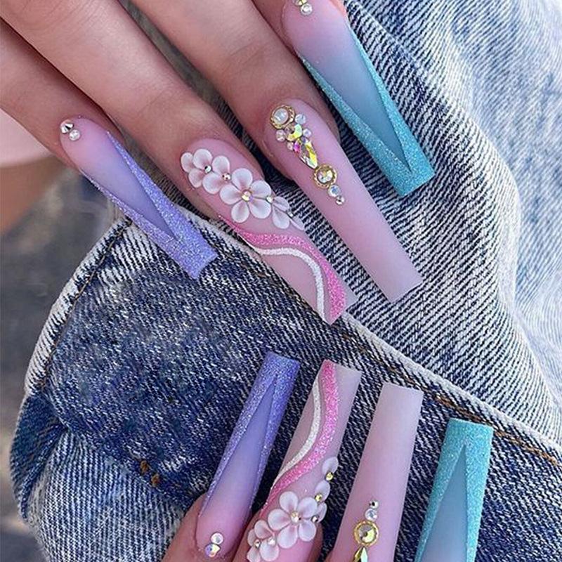 Wearing Nail Matte Gradient Rainbow Nail Sheet Camellia Beauty Patch INS Style Wearing Nail Long French Nail Sheet
Wearing Nail Matte Gradient Rainbow Nail Sheet Camellia Beauty Patch INS Style Wearing Nail Long French Nail Sheet