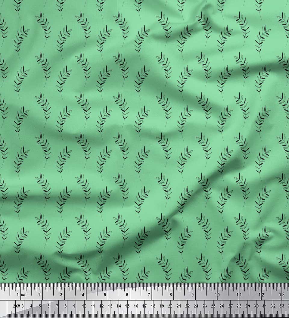 Тканина Soimoi White Poly Crepe Seal Leaves Print Тканина на метри 42 дюйма 42 Inch Wide - Poly Crepe зелений
Тканина Soimoi White Poly Crepe Seal Leaves Print Тканина на метри 42 дюйма 42 Inch Wide - Poly Crepe зелений
