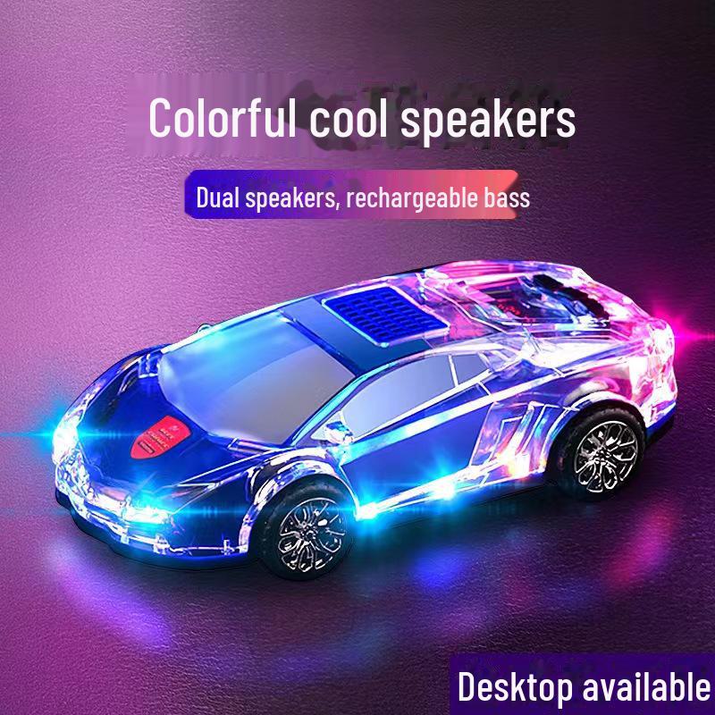 Спортивная модель автомобиля Bluetooth-динамик со светодиодной подсветкой и сабвуфером
Спортивная модель автомобиля Bluetooth-динамик со светодиодной подсветкой и сабвуфером