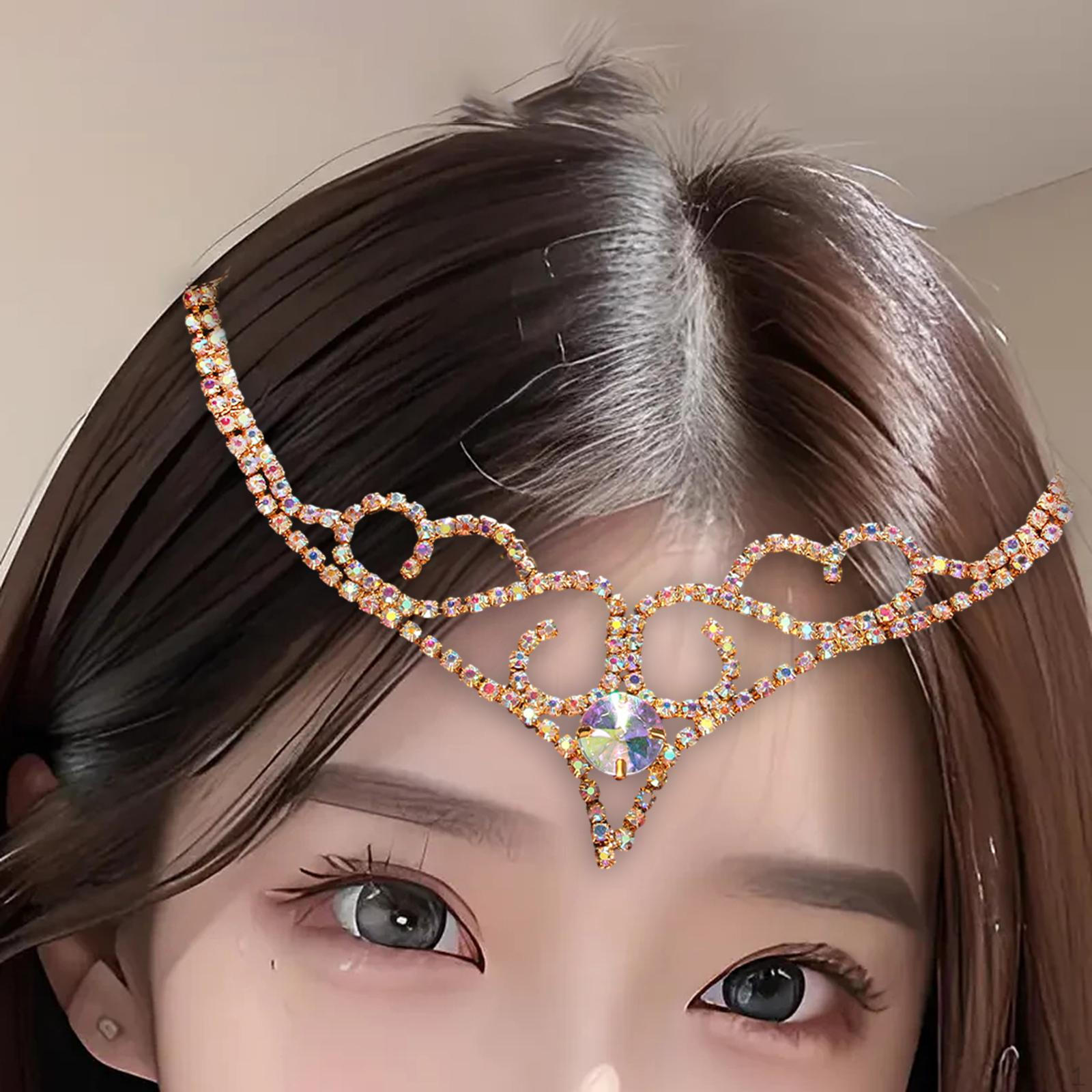 Elegant Rhinestone Forehead Chain for Women - Boho Hair Accessory Prom and Festivals золотий
Elegant Rhinestone Forehead Chain for Women - Boho Hair Accessory Prom and Festivals золотий