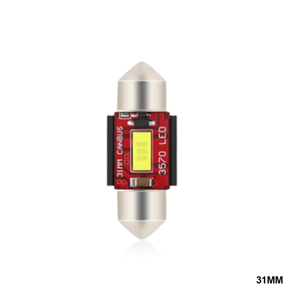 Car LED Bulb Canbus Festoon Led Car Interior Light Dome Reading License Plate Lamp 3570 Chip 31mm 36mm 39mm 41mm 6000K White
Car LED Bulb Canbus Festoon Led Car Interior Light Dome Reading License Plate Lamp 3570 Chip 31mm 36mm 39mm 41mm 6000K White