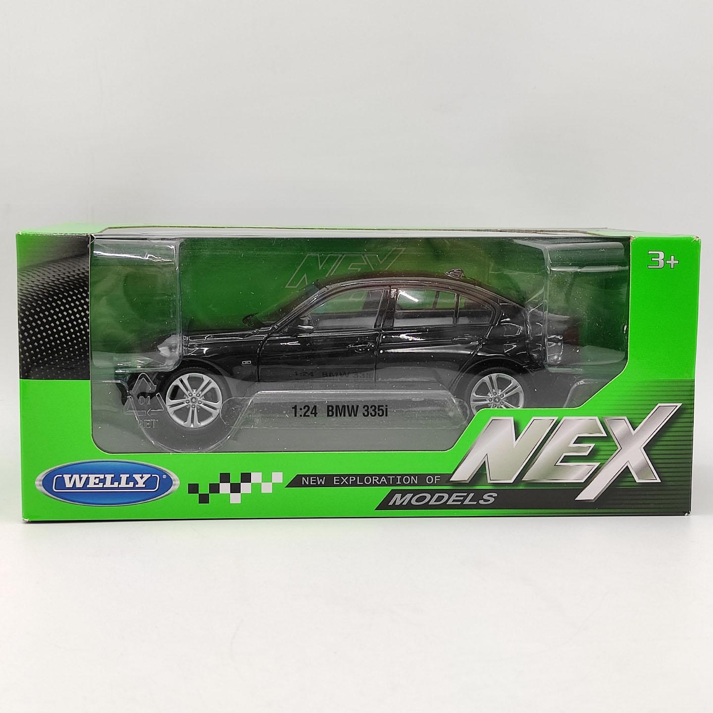 Diecast WELLY 1:24 Scale BMW 335i Three-Door Black Alloy Car Model
Diecast WELLY 1:24 Scale BMW 335i Three-Door Black Alloy Car Model