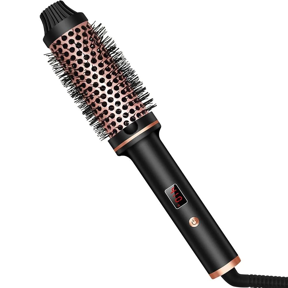 Valentine Gift Hair Curler Straightener Electric Hair Brushes Hot Comb Professional Curling Iron Heated Anti-Scald Thermal Brush UK чорний
Valentine Gift Hair Curler Straightener Electric Hair Brushes Hot Comb Professional Curling Iron Heated Anti-Scald Thermal Brush UK чорний