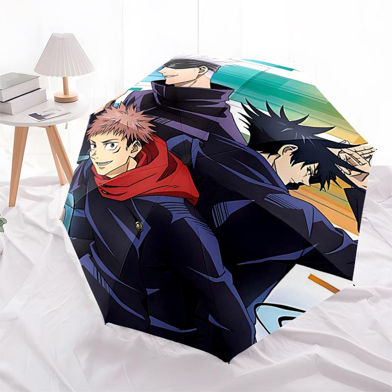 1pc Jujutsu Kaisen Characters Auto-Folding Umbrella Portable 3-Fold Design with Iron Frame, Perfect for Outdoor Use, Travel, Daily Life, and Gift Givi
1pc Jujutsu Kaisen Characters Auto-Folding Umbrella Portable 3-Fold Design with Iron Frame, Perfect for Outdoor Use, Travel, Daily Life, and Gift Givi