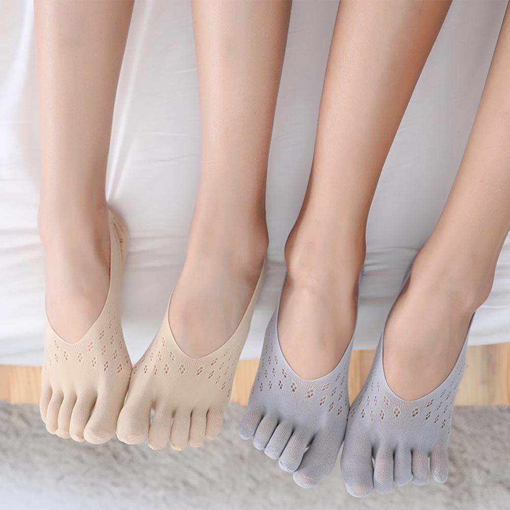 Anti-skid Breathable Women Glass Silk Hollow Girls Five-finger Socks Ankle Socks Short Socks Mesh
Anti-skid Breathable Women Glass Silk Hollow Girls Five-finger Socks Ankle Socks Short Socks Mesh