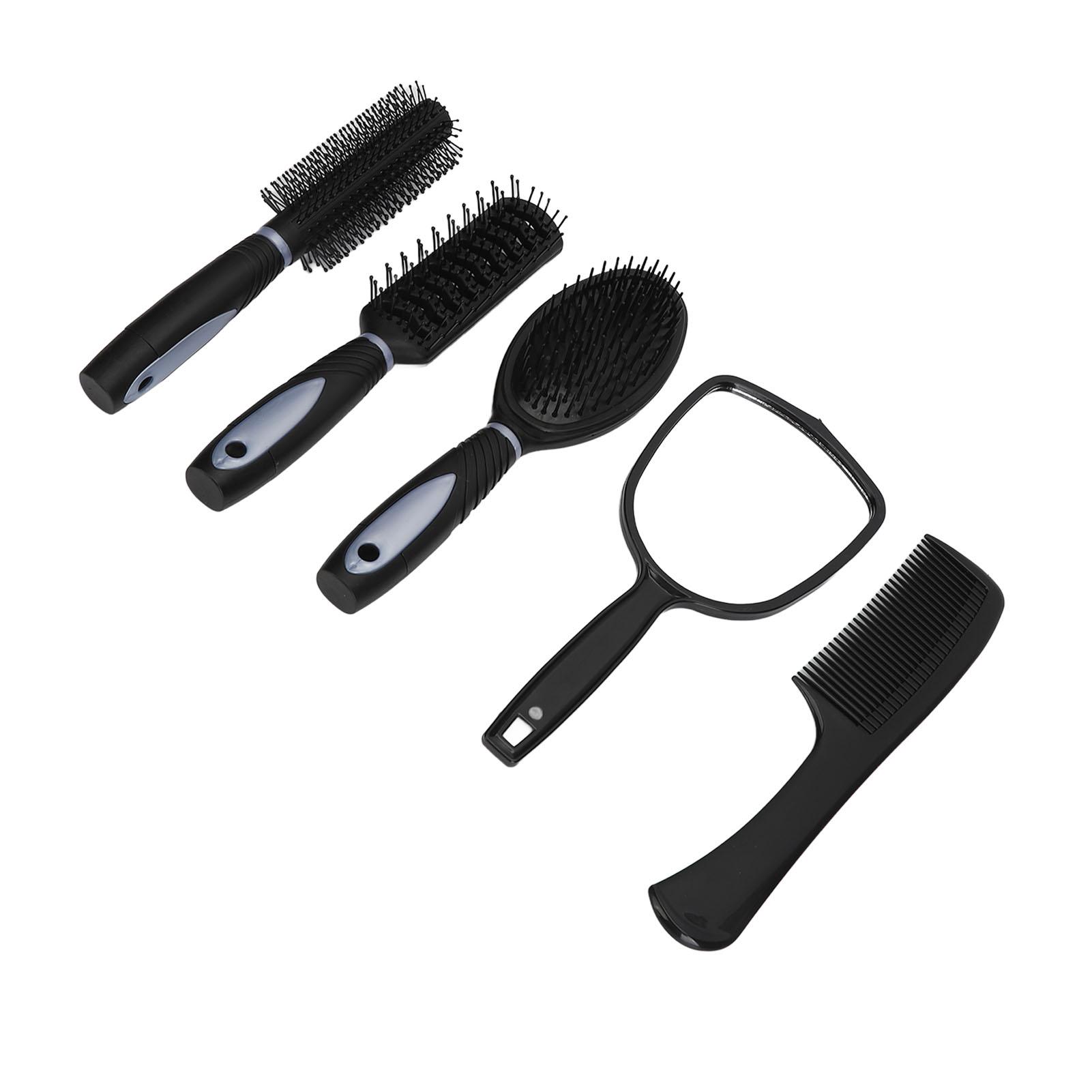 5pcs Hair Styling Combs Set with Mirror Holder Professional Ergonomic Handle Hair Dressing Comb Kits for All Hair Style
5pcs Hair Styling Combs Set with Mirror Holder Professional Ergonomic Handle Hair Dressing Comb Kits for All Hair Style