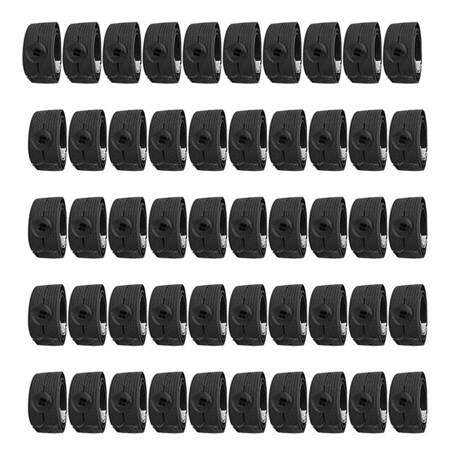 High Elastic Clothing Storage Strap With Button Reusable Clothes Organizer For Home Travel 50PCS чорний
High Elastic Clothing Storage Strap With Button Reusable Clothes Organizer For Home Travel 50PCS чорний