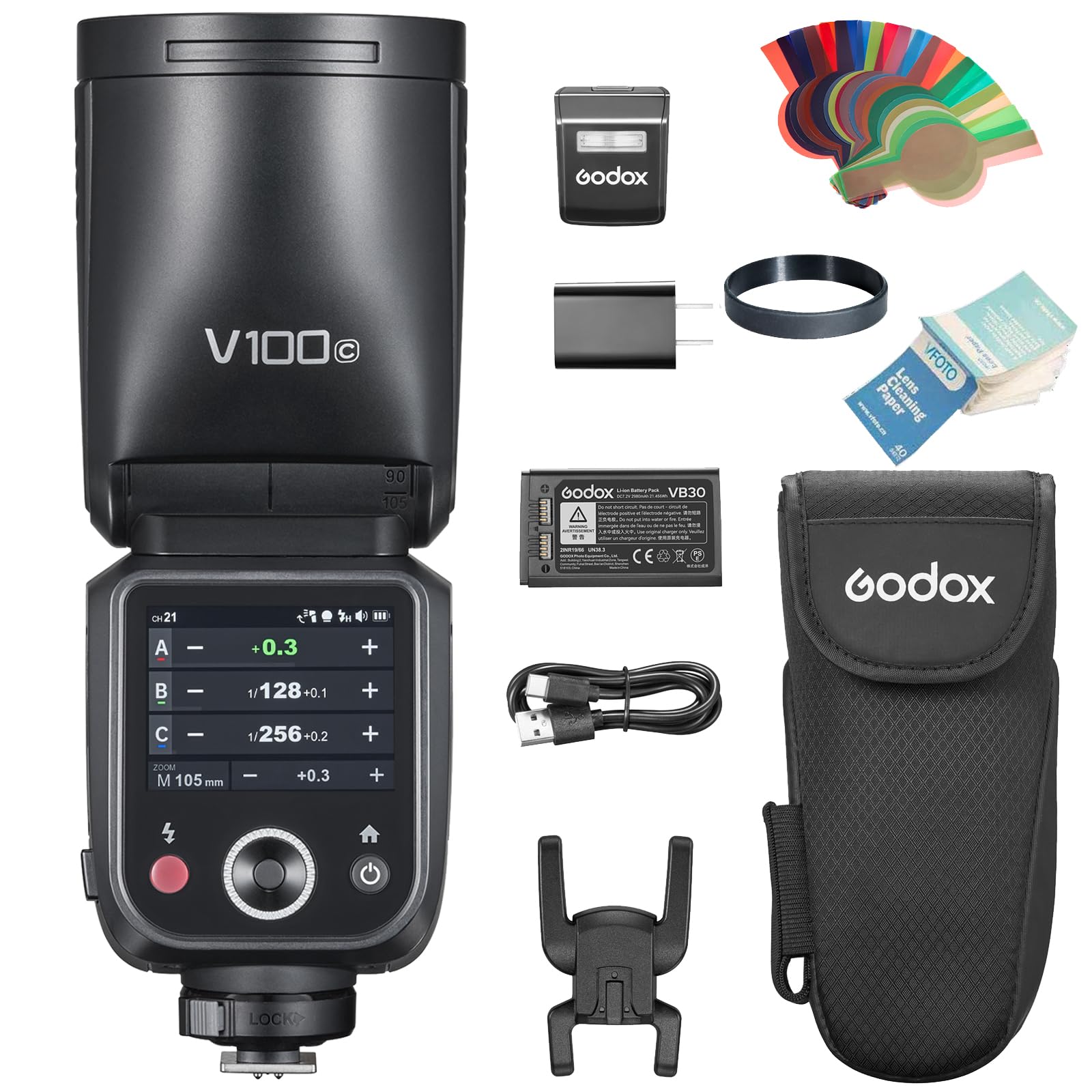 Авторизований спалах GODOX V100C із сенсорним екраном, сумісний із Canon EOS 100Ws II HSS, високошвидкісна синхронізація, бездротова кругла головка, знімний зовнішній спалах
Авторизований спалах GODOX V100C із сенсорним екраном, сумісний із Canon EOS 100Ws II HSS, високошвидкісна синхронізація, бездротова кругла головка, знімний зовнішній спалах