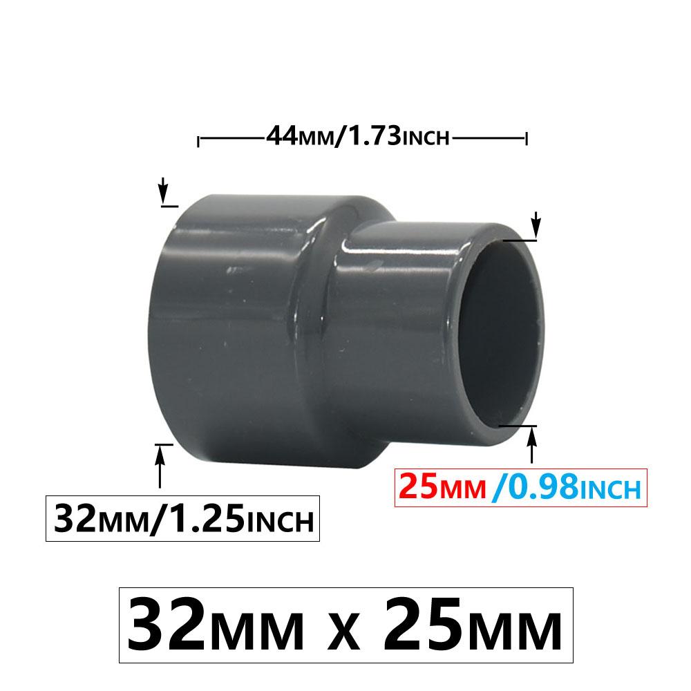 20mm 25mm 32mm Socket Type PVC Reducing Connector Transition Coupler DN15/20/25 Conversion Fittings
20mm 25mm 32mm Socket Type PVC Reducing Connector Transition Coupler DN15/20/25 Conversion Fittings