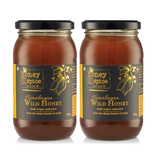 Honey and Spice Pure Raw Wild Honey (500g) | Single Origin Himalayan honey From the forests of Jim Corbett National Park (500g, Pack of 2)
Honey and Spice Pure Raw Wild Honey (500g) | Single Origin Himalayan honey From the forests of Jim Corbett National Park (500g, Pack of 2)