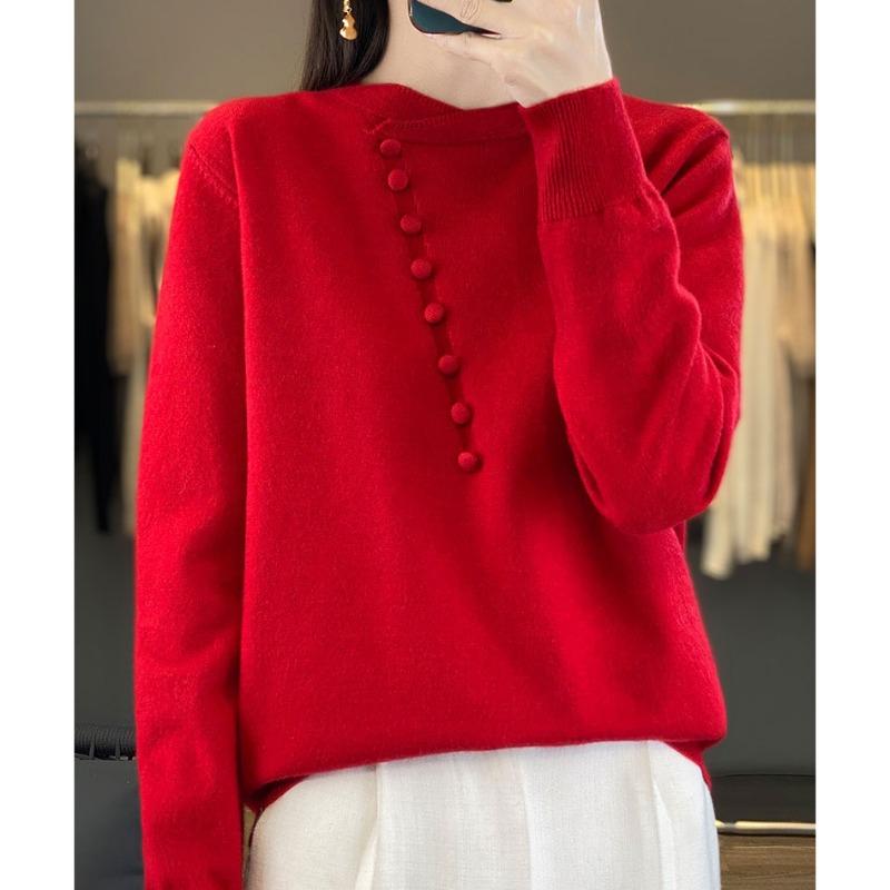 Свитер с воротником-стойкой и косым кроем для женщин, новинка осени и зимы, в стиле ретро, с элегантным темпераментом, вязаный свитер большого размера для ношения под низ One size красный
Свитер с воротником-стойкой и косым кроем для женщин, новинка осени и зимы, в стиле ретро, с элегантным темпераментом, вязаный свитер большого размера для ношения под низ One size красный