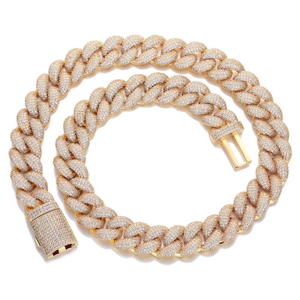Hip hop bubble full diamond necklace Cuban chain bracelet 11MM inlaid zircon bracelet jewelry accessories personality Bracelet 7inch (length about 18cm)
Hip hop bubble full diamond necklace Cuban chain bracelet 11MM inlaid zircon bracelet jewelry accessories personality Bracelet 7inch (length about 18cm)