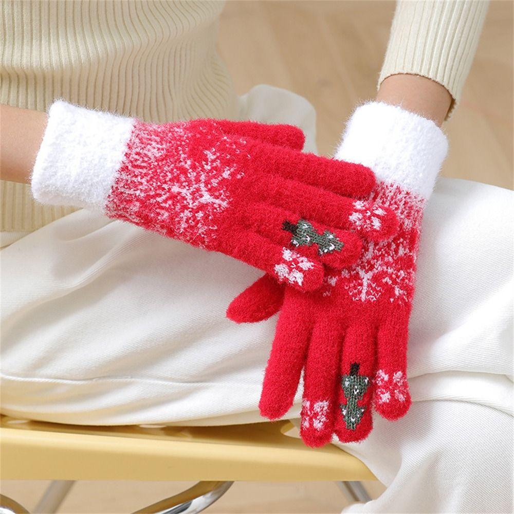 Touch Screen Warm Gloves Thicken All Finger Gloves Fashion Knitted Mittens for Women Girls синій
Touch Screen Warm Gloves Thicken All Finger Gloves Fashion Knitted Mittens for Women Girls синій