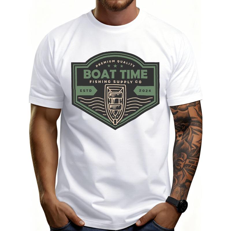 European sizes Casual Style Men S T-Shirt Boat Time Fishing Supply Co Logo Design Summer Outdoor Wear Gift for Fishing Enthusiasts 4XL білий
European sizes Casual Style Men S T-Shirt Boat Time Fishing Supply Co Logo Design Summer Outdoor Wear Gift for Fishing Enthusiasts 4XL білий
