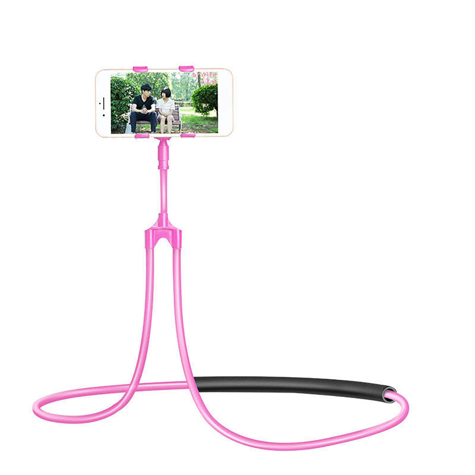 Mobile Phone Holder Hanging On Neck Multifunction Flexible Adjustable for Bed Sofa CarPink
Mobile Phone Holder Hanging On Neck Multifunction Flexible Adjustable for Bed Sofa CarPink