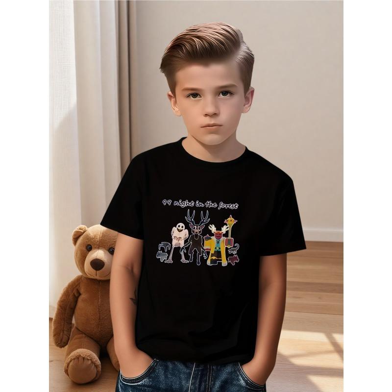European sizes Casual Sportswear Regular-fit Children s Short-sleeved T-shirt Suitable for Spring and Summer Outfits 98cm чёрный
European sizes Casual Sportswear Regular-fit Children s Short-sleeved T-shirt Suitable for Spring and Summer Outfits 98cm чёрный