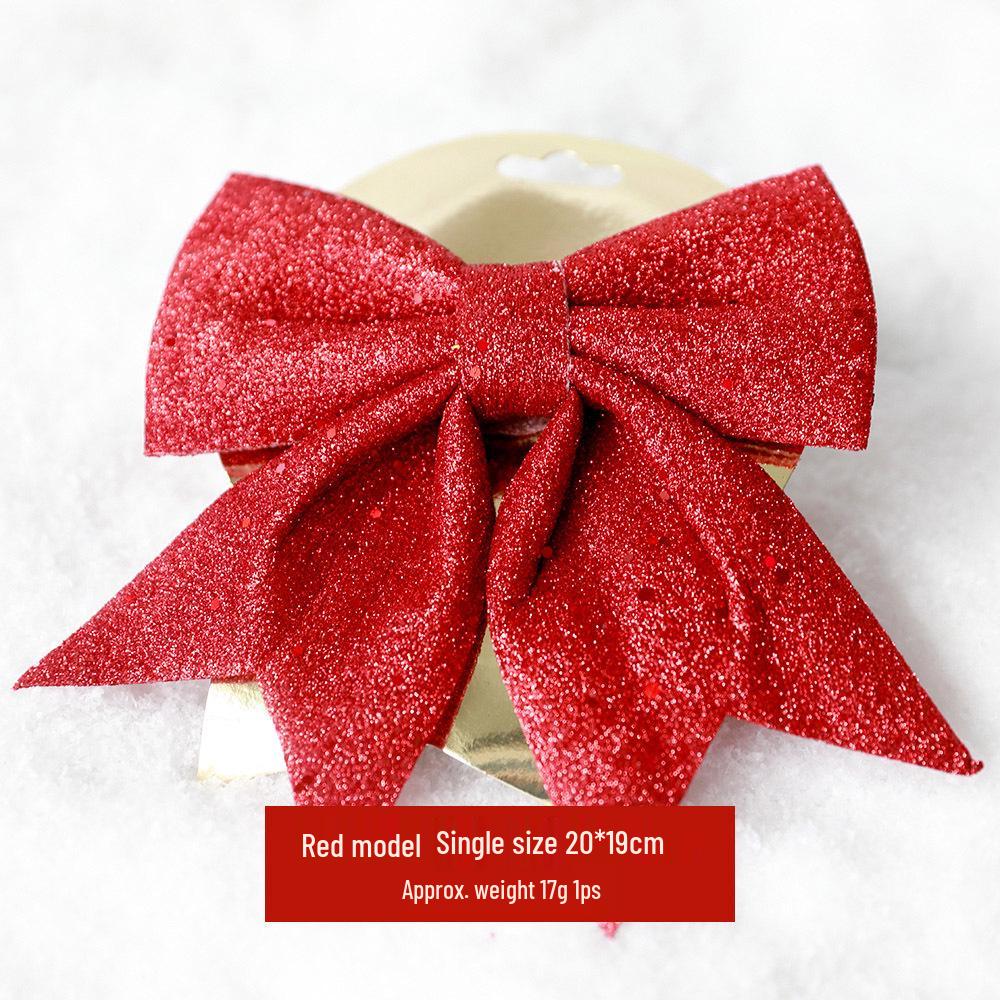 Christmas Tree Ornaments: Large Sequin Bowknot with Pine Cones
Christmas Tree Ornaments: Large Sequin Bowknot with Pine Cones
