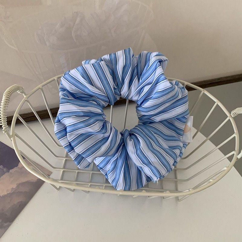 Korean Style Simple Striped Scrunchies Fresh Sunny Girls Blue Hair Rope Ties Elegant Ponytail Holder Hair Accessories Headwear
Korean Style Simple Striped Scrunchies Fresh Sunny Girls Blue Hair Rope Ties Elegant Ponytail Holder Hair Accessories Headwear