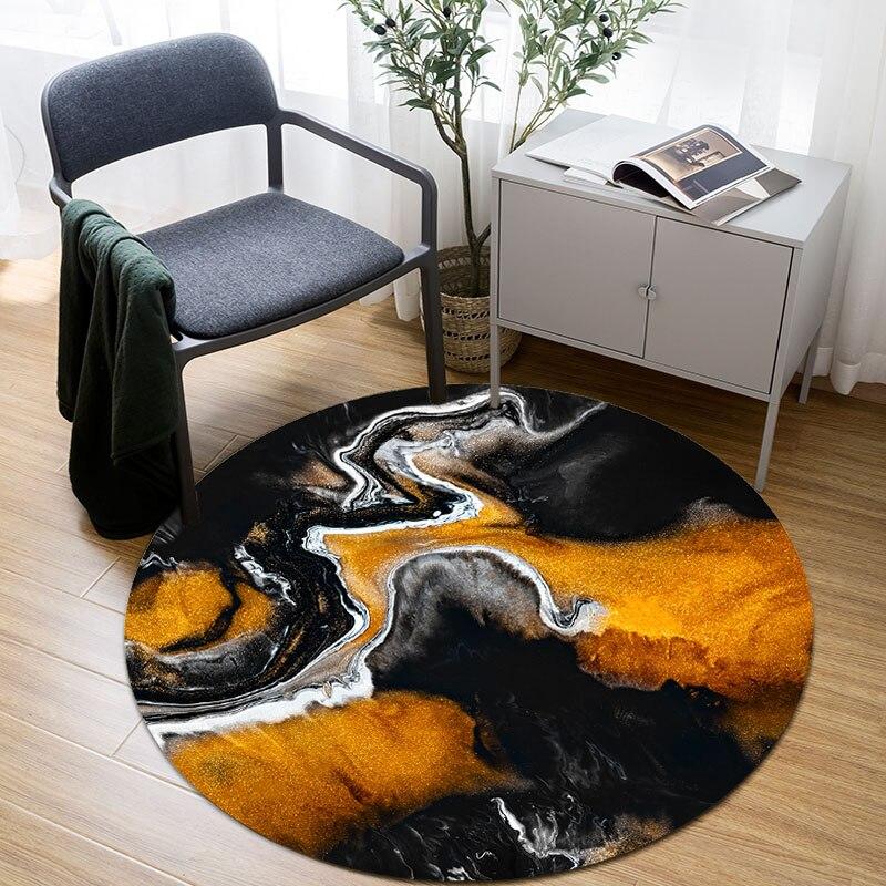 Килимок для спальні Килим проти ковзання Барвистий килимок Абстрактний мармуровий візерунок Круглий килим Килим для вітальні Diameter 60cm
Килимок для спальні Килим проти ковзання Барвистий килимок Абстрактний мармуровий візерунок Круглий килим Килим для вітальні Diameter 60cm