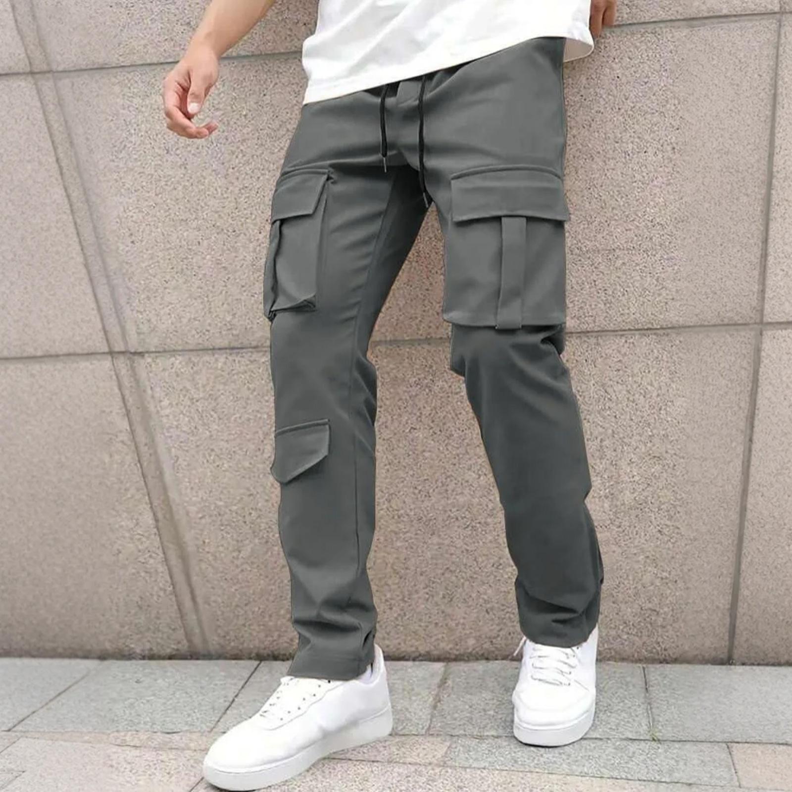 Cargo Pants For Men Workout Joggers Casual Hiking Pants Work Baggy Loose Drawstring Track Sweatpants With Multi Pockets XL
Cargo Pants For Men Workout Joggers Casual Hiking Pants Work Baggy Loose Drawstring Track Sweatpants With Multi Pockets XL
