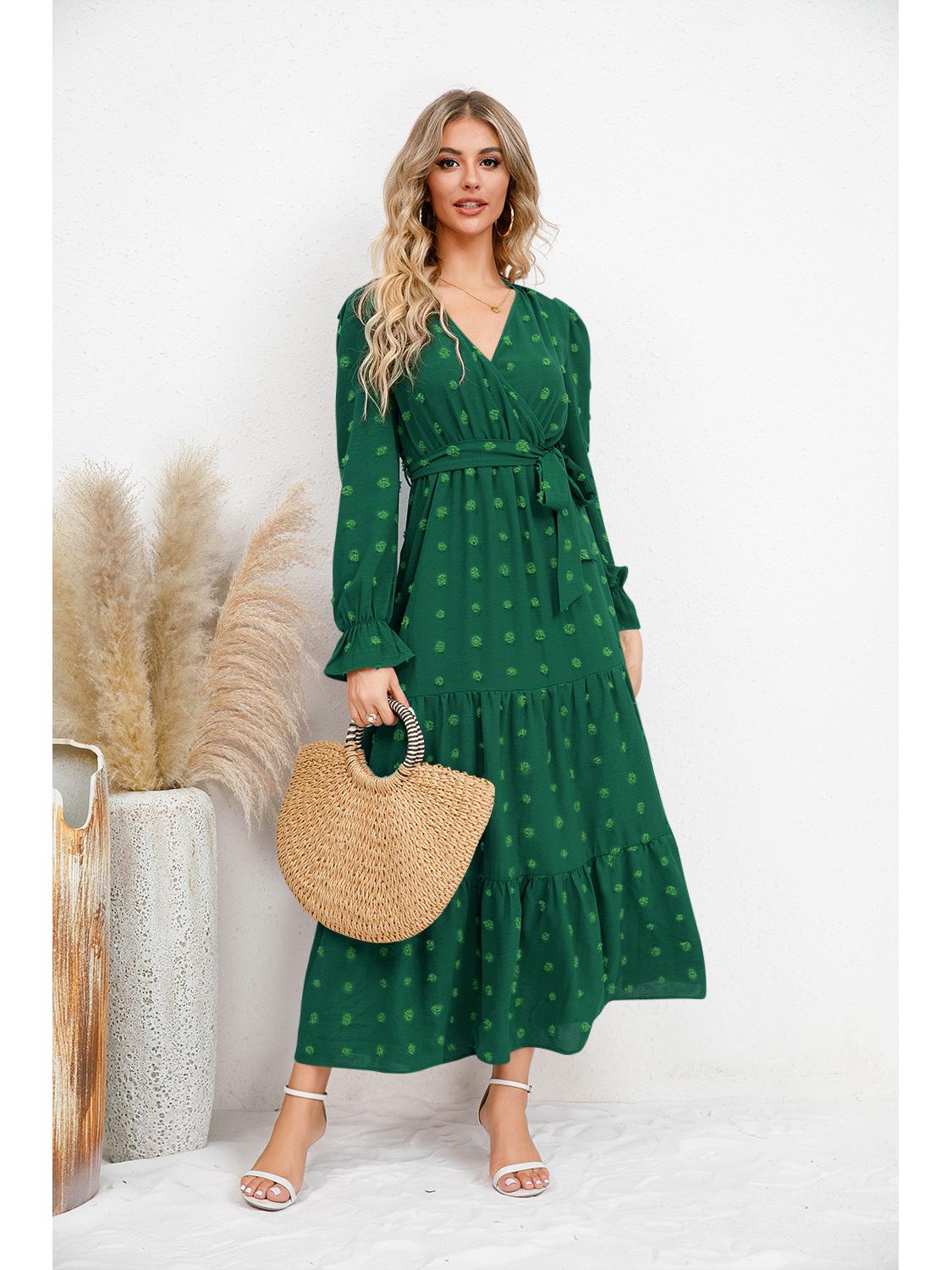 Женское однотонное повседневное длинное платье с большим подолом для осени/зимы 2023 XL зелёный
Женское однотонное повседневное длинное платье с большим подолом для осени/зимы 2023 XL зелёный