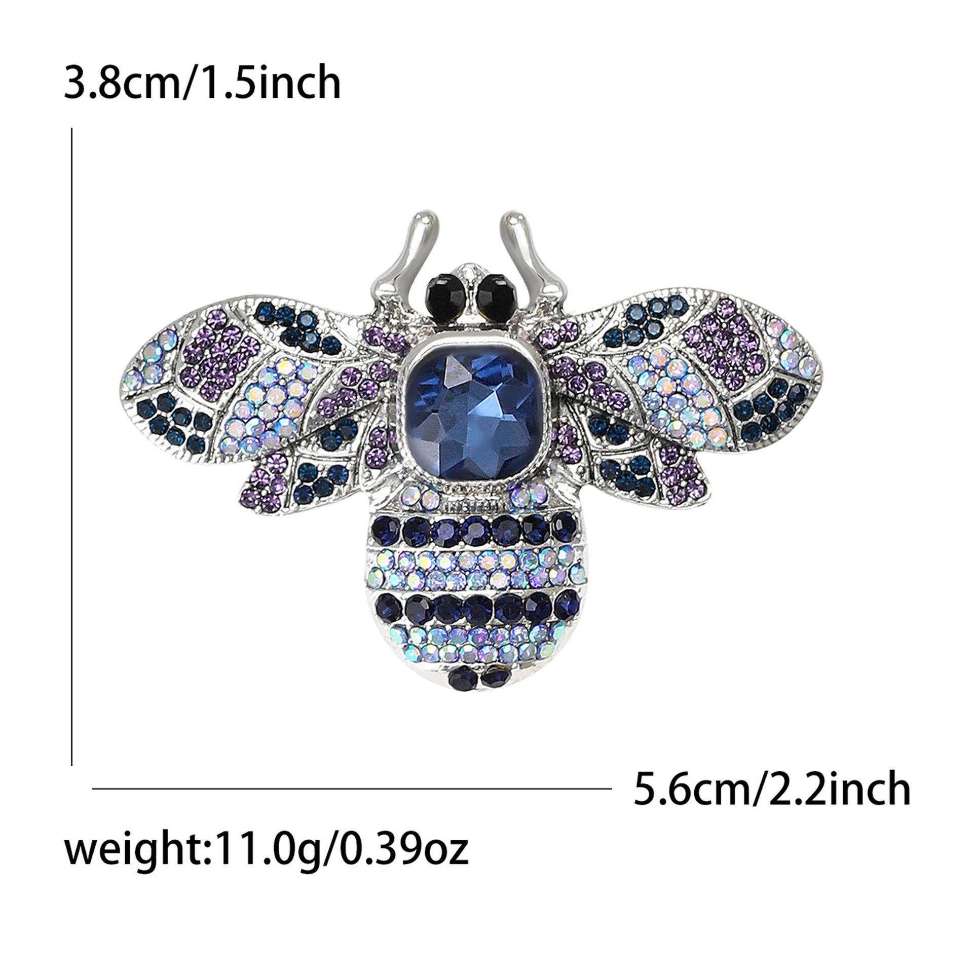 Rhinestone Bee Brooch for Women Insect Lapel Pins Friends Party Gifts Banquet Jewellery Accessories
Rhinestone Bee Brooch for Women Insect Lapel Pins Friends Party Gifts Banquet Jewellery Accessories