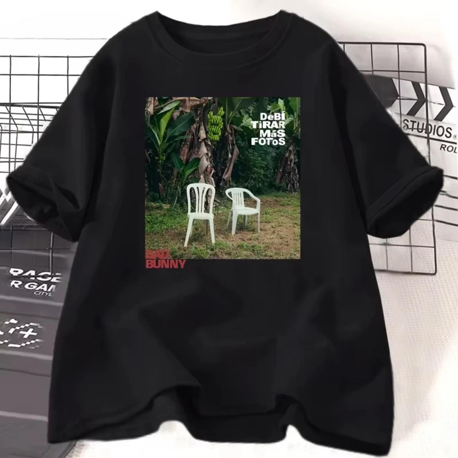 Unisex Streetwear Bad Bunny Merch Tees Clothes Women Short Sleeve O Neck Tshirt Bad Bunny Debi Tirar Mas Fotos Album T-shirt S чёрный
Unisex Streetwear Bad Bunny Merch Tees Clothes Women Short Sleeve O Neck Tshirt Bad Bunny Debi Tirar Mas Fotos Album T-shirt S чёрный