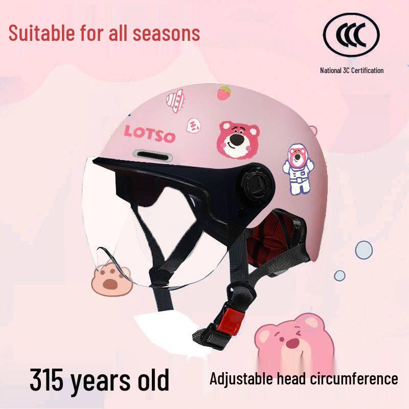 Certified 3C Kids’ Safety Helmet for All Seasons with Sunshade, Ideal for Electric Scooters One Size
Certified 3C Kids’ Safety Helmet for All Seasons with Sunshade, Ideal for Electric Scooters One Size