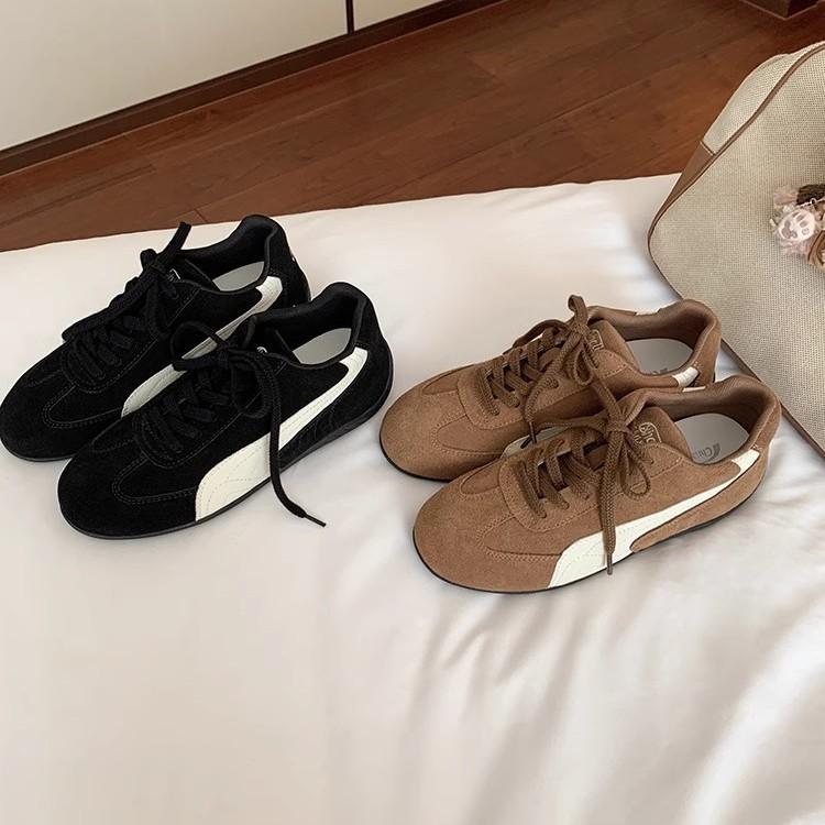 Cowhide version~ Su Yinyin has the same Korean version of retro lace-up leather low-top casual moral training shoes women s racing sports shoes 34
Cowhide version~ Su Yinyin has the same Korean version of retro lace-up leather low-top casual moral training shoes women s racing sports shoes 34
