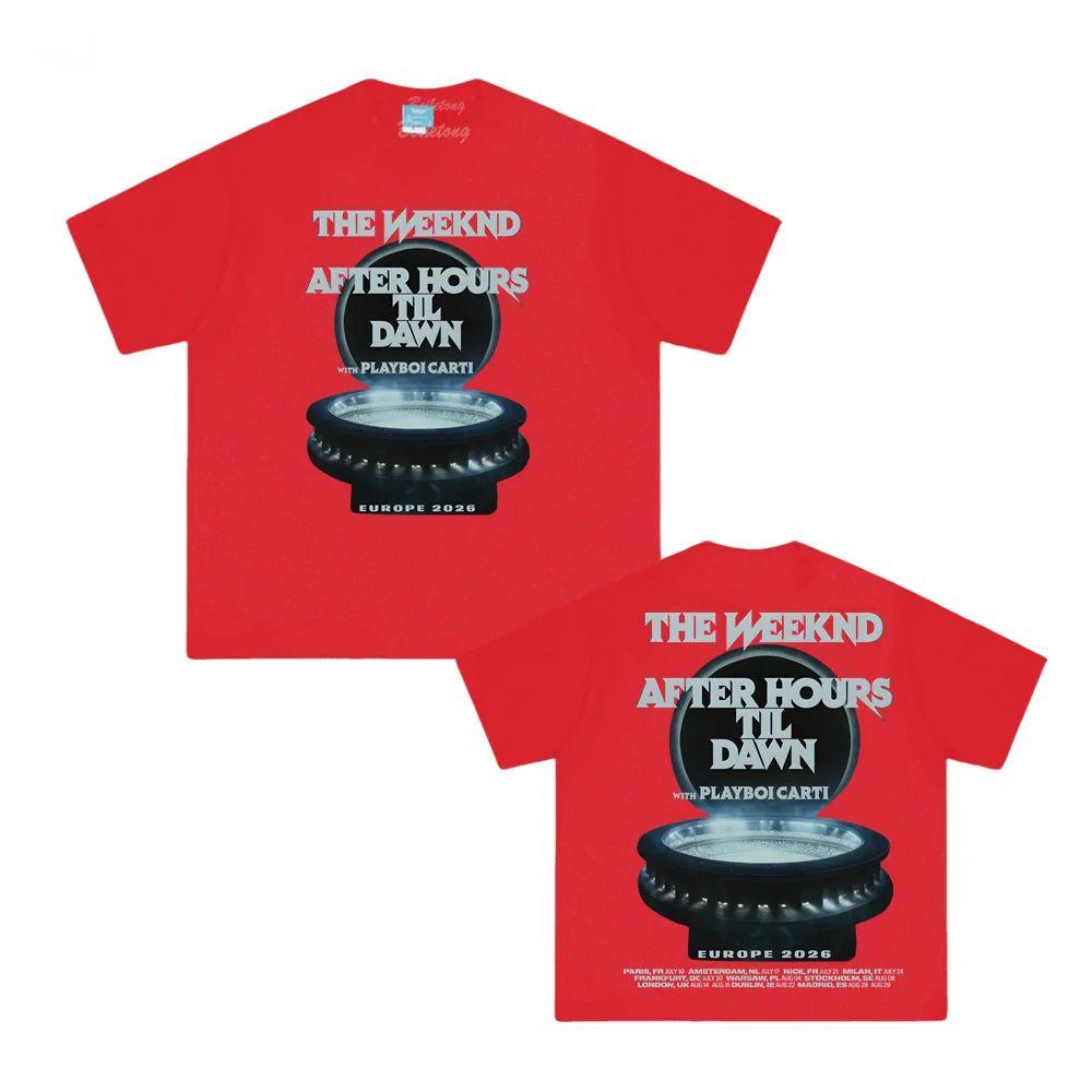 Повседневные топы Y2K Канадский певец AFTER HOURS DAWN EUROPE2026 ФУТБОЛКА Высокое качество Weeknd ТОПЫ Круглый вырез Унисекс Принт Хлопковая одежда 4XL
Повседневные топы Y2K Канадский певец AFTER HOURS DAWN EUROPE2026 ФУТБОЛКА Высокое качество Weeknd ТОПЫ Круглый вырез Унисекс Принт Хлопковая одежда 4XL