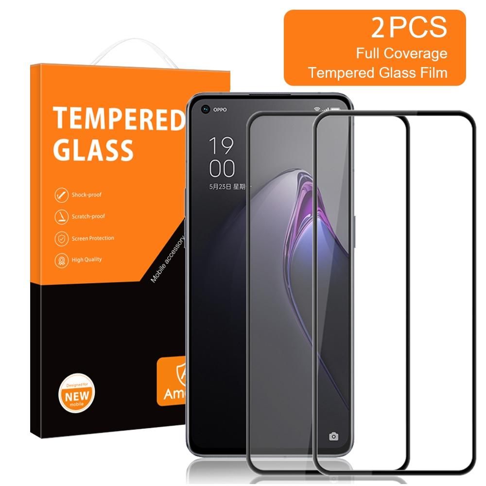 AMORUS 2Pcs/Pack Tempered Glass Film for Oppo Reno8 5G (Global Version)/Reno8 5G,Silk Printing Full Glue Secondary Strengthening Full Screen Protector Black
AMORUS 2Pcs/Pack Tempered Glass Film for Oppo Reno8 5G (Global Version)/Reno8 5G,Silk Printing Full Glue Secondary Strengthening Full Screen Protector Black