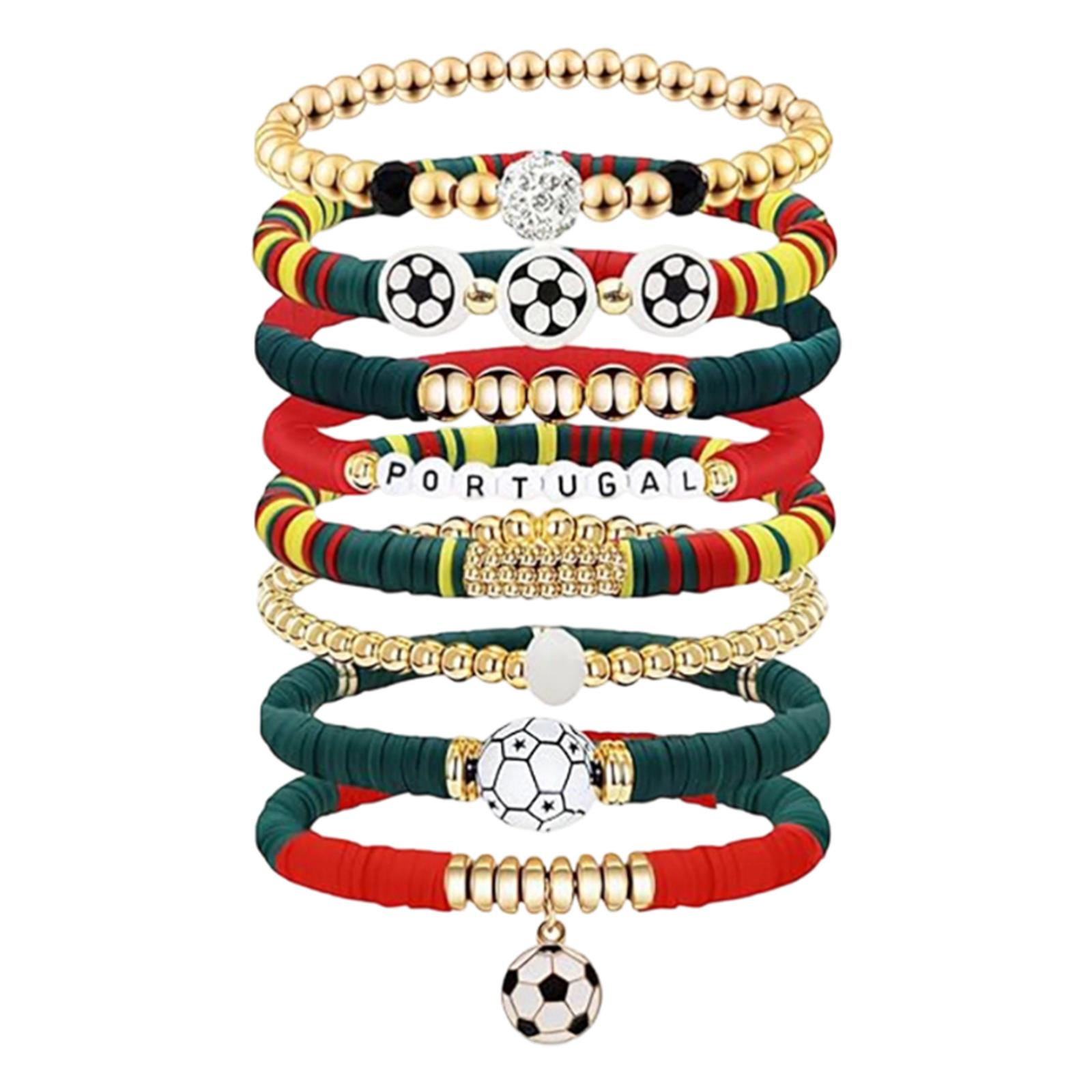 Soccer Sports Team Game Day Bracelet Stackable Beaded Bracelet ONE SIZE
Soccer Sports Team Game Day Bracelet Stackable Beaded Bracelet ONE SIZE
