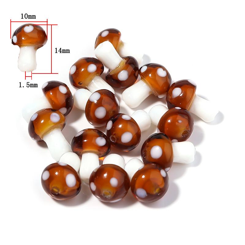 10-20Pcs 16x12mm Liuli Silica Lampwork Mushroom Beads Colourful Loose Glass Beads For Needlework DIY Jewelry Making Accessories As Picture
10-20Pcs 16x12mm Liuli Silica Lampwork Mushroom Beads Colourful Loose Glass Beads For Needlework DIY Jewelry Making Accessories As Picture