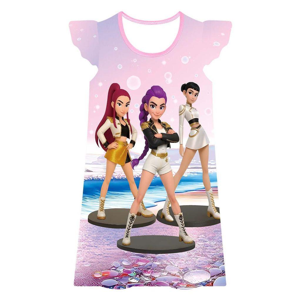 Kids Girls K-POP Rumi Zoey Mira Print Ruffle Sleeveless Casual Dress 160cm
Kids Girls K-POP Rumi Zoey Mira Print Ruffle Sleeveless Casual Dress 160cm