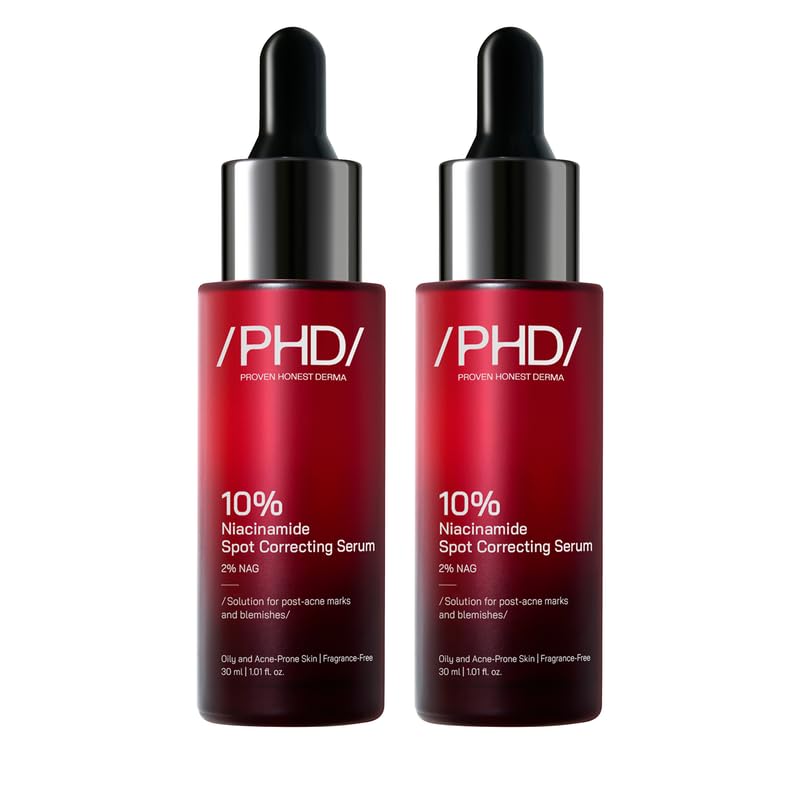 PHD 10% Niacinamide Spot Correcting Face Serum Pack Of 2 For Oily Skin, Pore Care, Mark Fading 30 ml
PHD 10% Niacinamide Spot Correcting Face Serum Pack Of 2 For Oily Skin, Pore Care, Mark Fading 30 ml