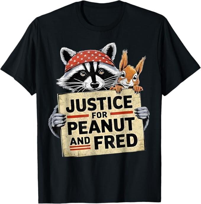 Justice For Peanut The Squirrel And Fred the Raccon Unisex T-Shirt Unisex T-Shirt S
Justice For Peanut The Squirrel And Fred the Raccon Unisex T-Shirt Unisex T-Shirt S