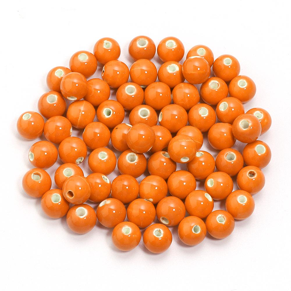 20pcs/lot 10mm Colorful Ceramic Beads Round Shape Loose Beads Spacer Beads For DIY Jewelry Making Necklace Bracelets Accessories помаранчевий
20pcs/lot 10mm Colorful Ceramic Beads Round Shape Loose Beads Spacer Beads For DIY Jewelry Making Necklace Bracelets Accessories помаранчевий