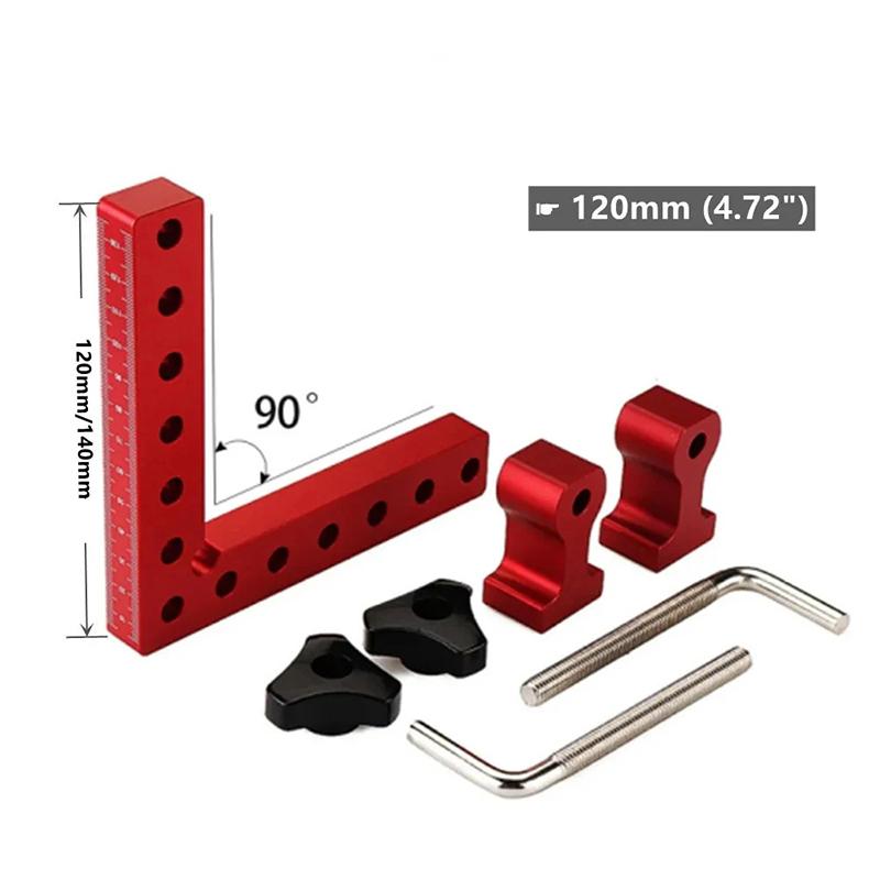 120/140Mm Right Angle Fixing Clip 90 Degree L-Shaped Auxiliary Fixture Positioning Panel Fixing Clip Woodworking Clamping Tool
120/140Mm Right Angle Fixing Clip 90 Degree L-Shaped Auxiliary Fixture Positioning Panel Fixing Clip Woodworking Clamping Tool