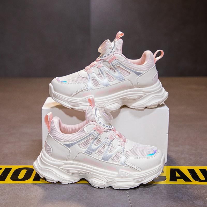 Summer Mesh Breathable Girls Sneakers Soft Sole Non Slip Rotating Button Trendy Dad Shoes size 26 розовый
Summer Mesh Breathable Girls Sneakers Soft Sole Non Slip Rotating Button Trendy Dad Shoes size 26 розовый