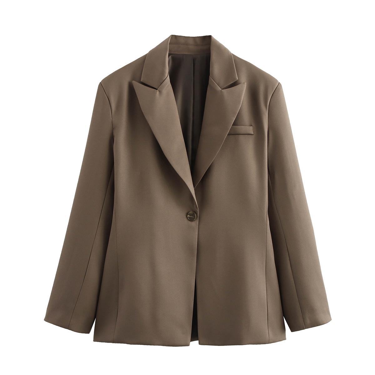 European & American Women s Autumn/Winter 2024 Wide-Shoulder Waist-Cinching Blazer (9199) Large
European & American Women s Autumn/Winter 2024 Wide-Shoulder Waist-Cinching Blazer (9199) Large