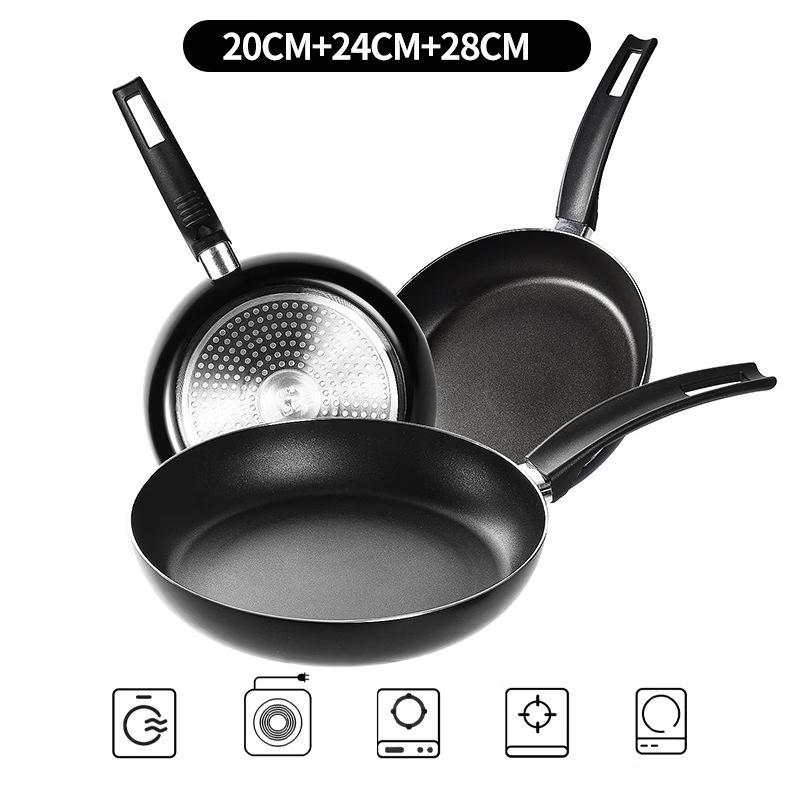 Zhi Shi Non-stick Frying Pan 3-Piece Set
Zhi Shi Non-stick Frying Pan 3-Piece Set