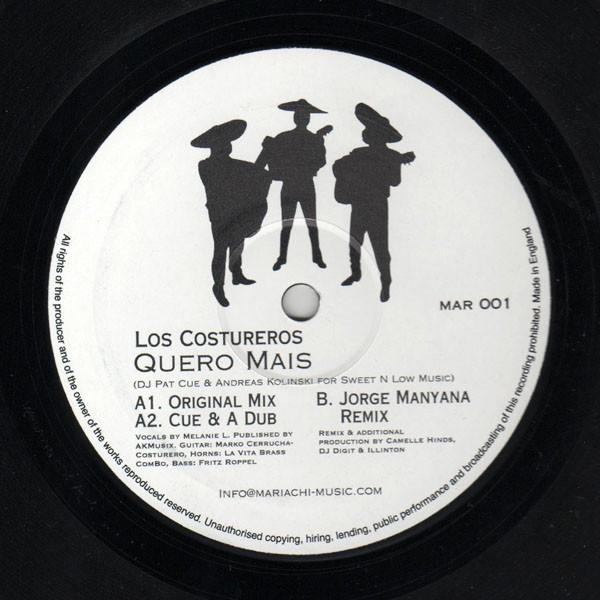 12inch Record LOS COSTUREROS - Quero Mais MAR001 Mariachi Music UK Dance & Electronica Used
12inch Record LOS COSTUREROS - Quero Mais MAR001 Mariachi Music UK Dance & Electronica Used