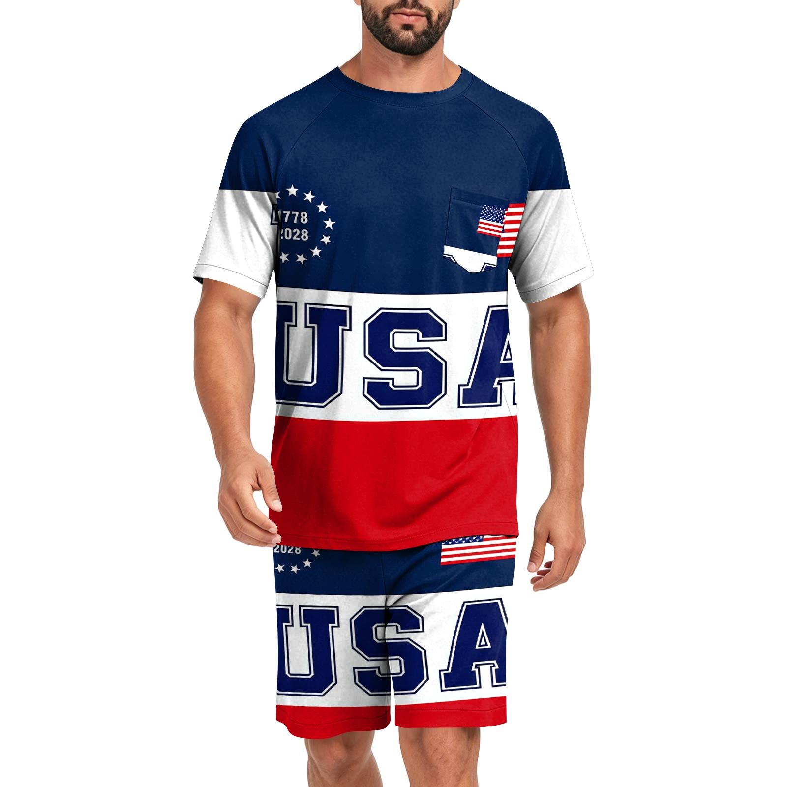 Men s Short Sleeve Pajama Set Lightweight Breathable Two Piece Sleepwear Top And Shorts Comfortable Fit S
Men s Short Sleeve Pajama Set Lightweight Breathable Two Piece Sleepwear Top And Shorts Comfortable Fit S