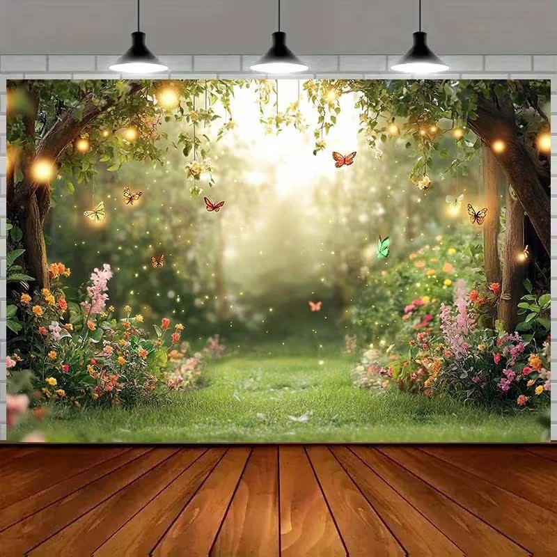 2D Enchanted Forest Backdrop Magical Butterfly Photography Background Banner 47.2x31.5inch/120*80cm
2D Enchanted Forest Backdrop Magical Butterfly Photography Background Banner 47.2x31.5inch/120*80cm